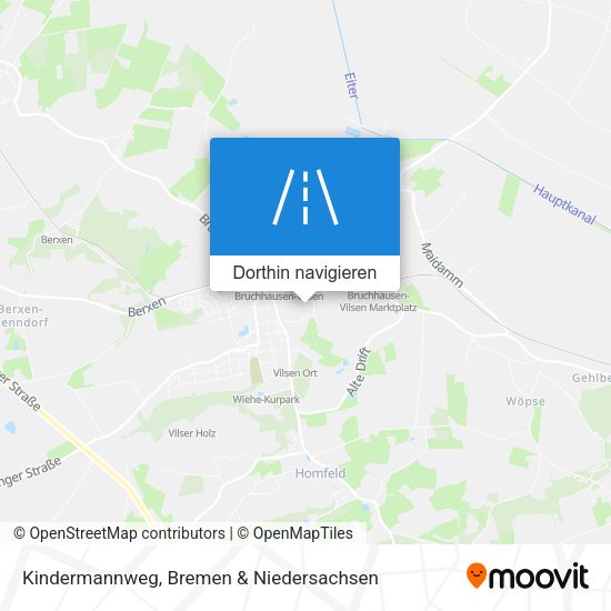 Kindermannweg Karte