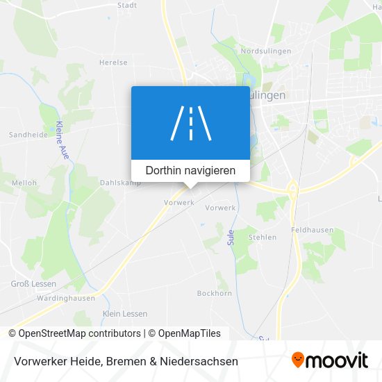 Vorwerker Heide Karte