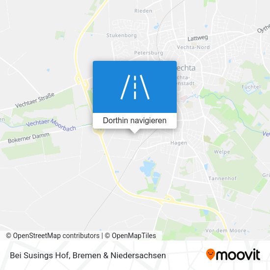 Bei Susings Hof Karte