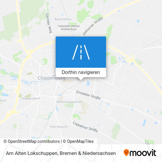 Am Alten Lokschuppen Karte