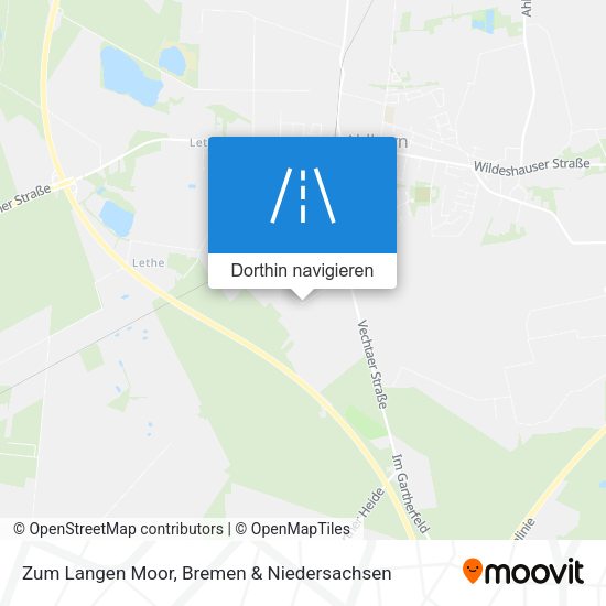 Zum Langen Moor Karte