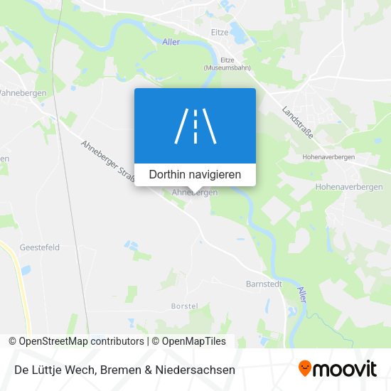 De Lüttje Wech Karte