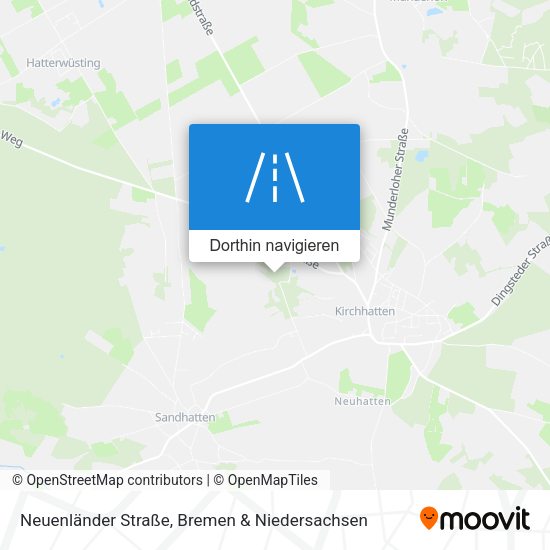 Neuenländer Straße Karte