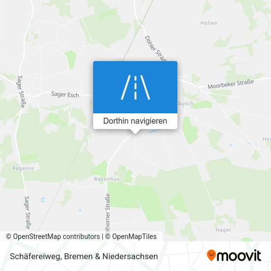 Schäfereiweg Karte