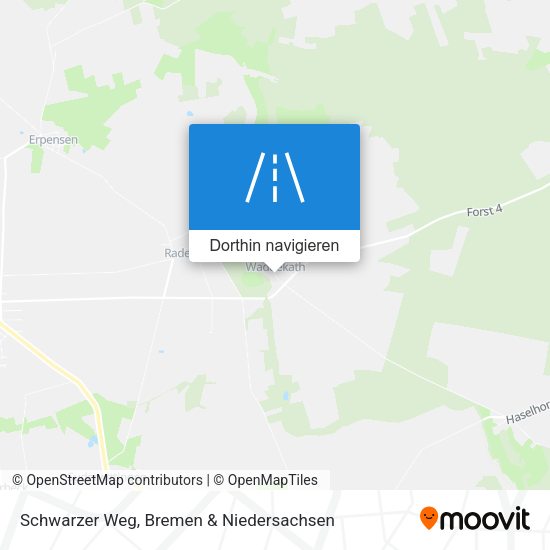 Schwarzer Weg Karte