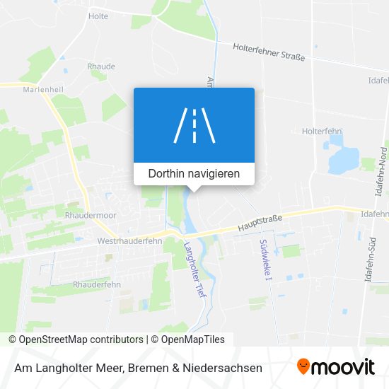 Am Langholter Meer Karte