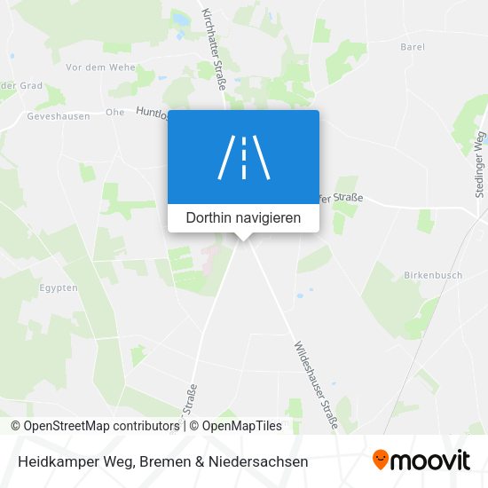 Heidkamper Weg Karte