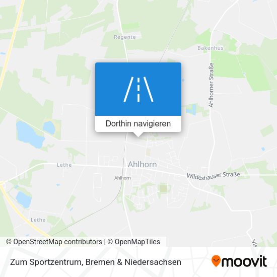Zum Sportzentrum Karte