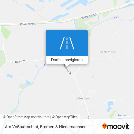 Am Voßpattschlot Karte