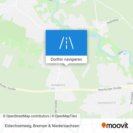 Eidechsenweg Karte