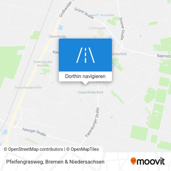 Pfeifengrasweg Karte