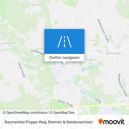Baumeister-Poppe-Weg Karte