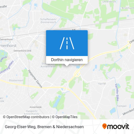 Georg-Elser-Weg Karte