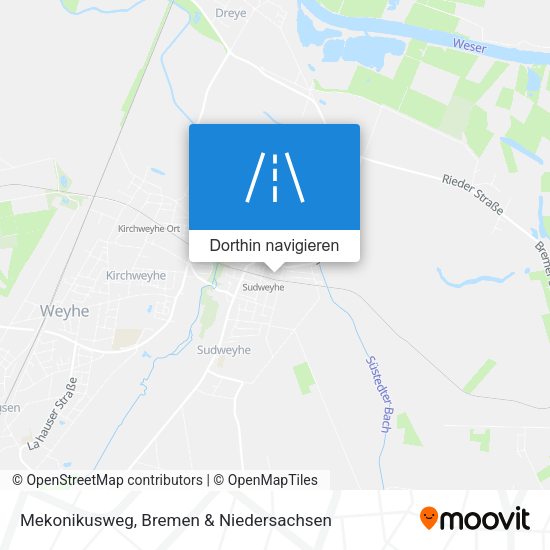 Mekonikusweg Karte
