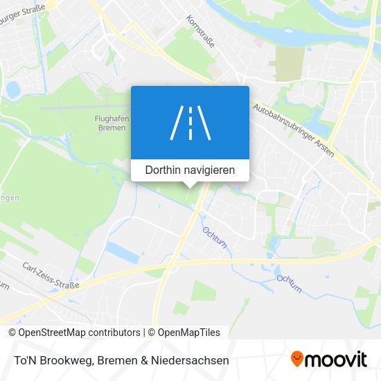 To'N Brookweg Karte