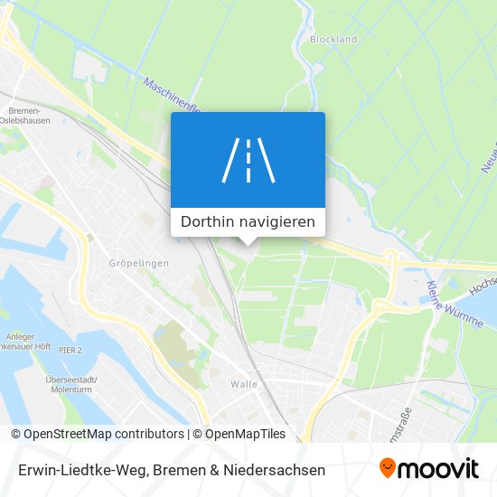 Erwin-Liedtke-Weg Karte