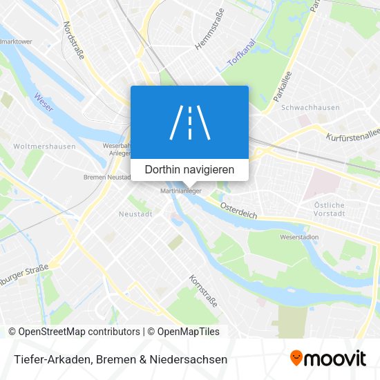 Tiefer-Arkaden Karte