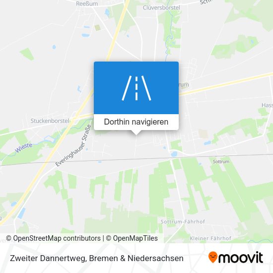 Zweiter Dannertweg Karte