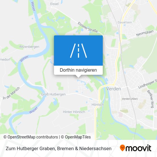 Zum Hutberger Graben Karte