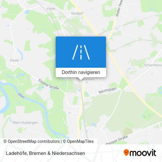 Ladehöfe Karte