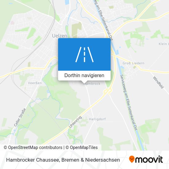 Hambrocker Chaussee Karte