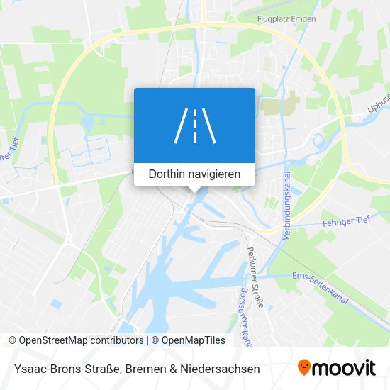 Ysaac-Brons-Straße Karte