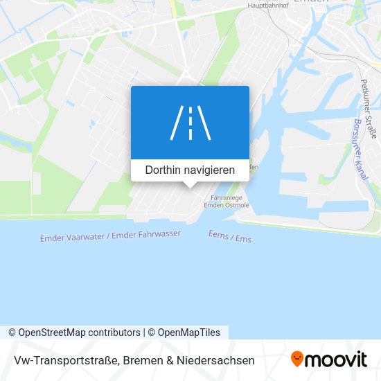 Vw-Transportstraße Karte