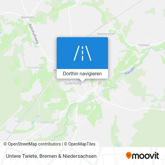 Untere Twiete Karte