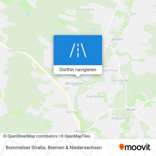 Bommelser Straße Karte