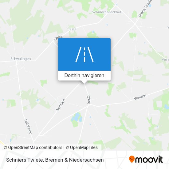 Schniers Twiete Karte