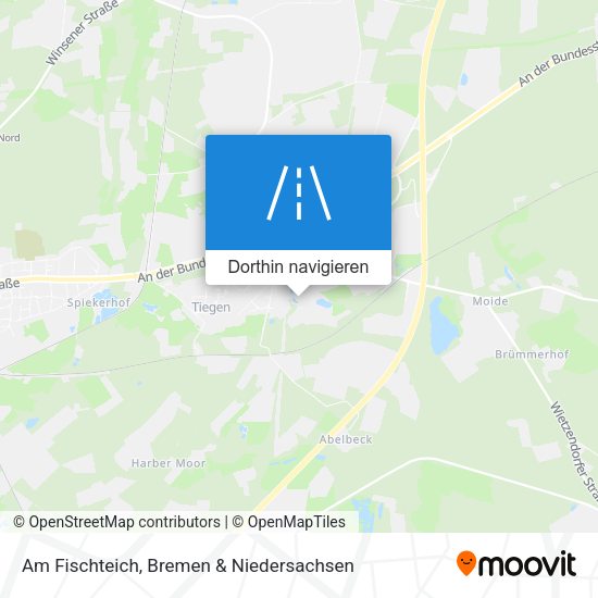 Am Fischteich Karte