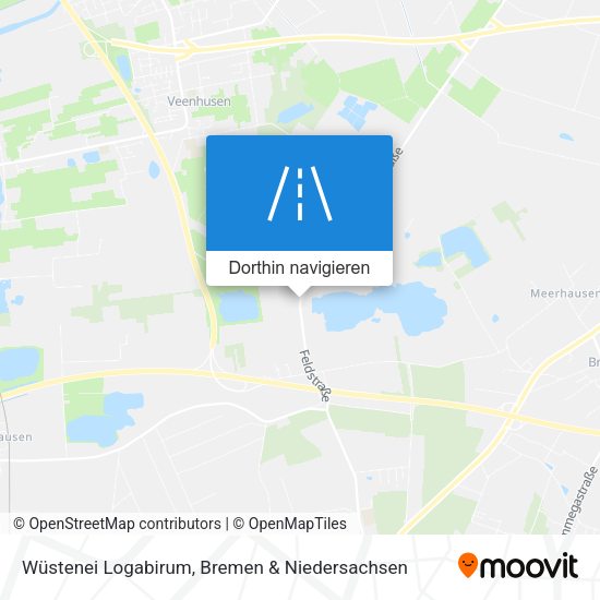 Wüstenei Logabirum Karte