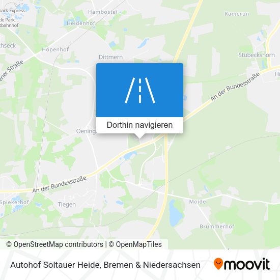 Autohof Soltauer Heide Karte