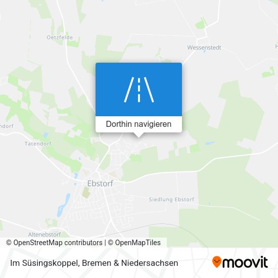 Im Süsingskoppel Karte
