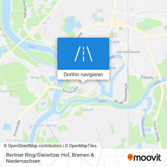 Berliner Ring/Gleiwitzer Hof Karte