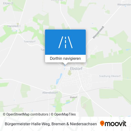 Bürgermeister-Halle-Weg Karte