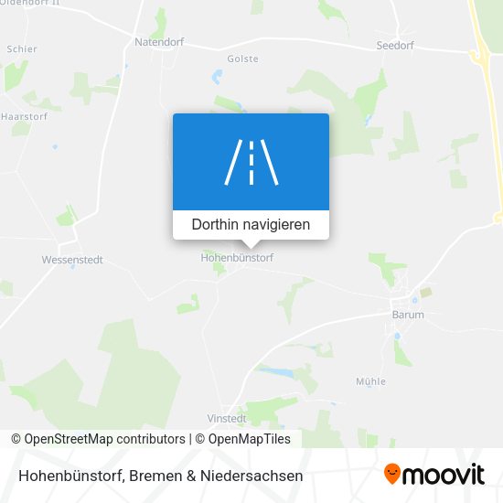 Hohenbünstorf Karte