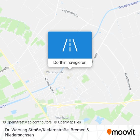 Dr.-Warsing-Straße / Kiefernstraße Karte