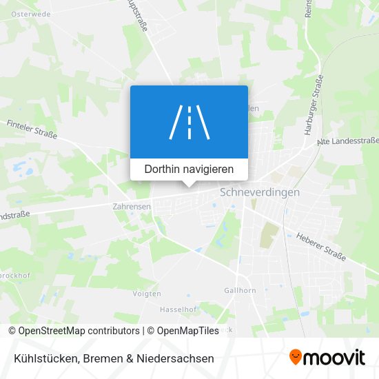 Kühlstücken Karte