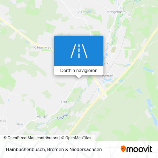 Hainbuchenbusch Karte