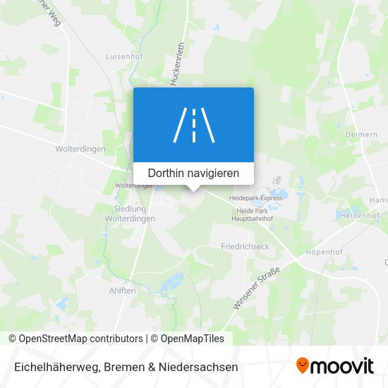 Eichelhäherweg Karte