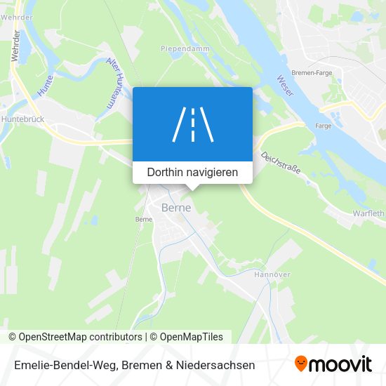Emelie-Bendel-Weg Karte