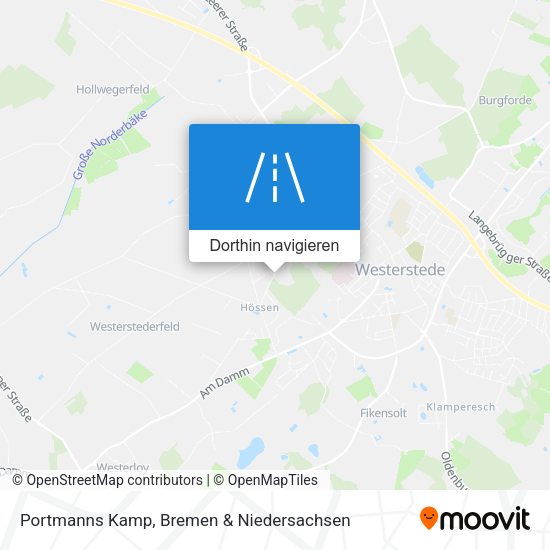 Portmanns Kamp Karte