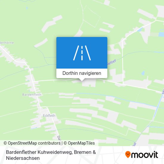 Bardenflether Kuhweidenweg Karte