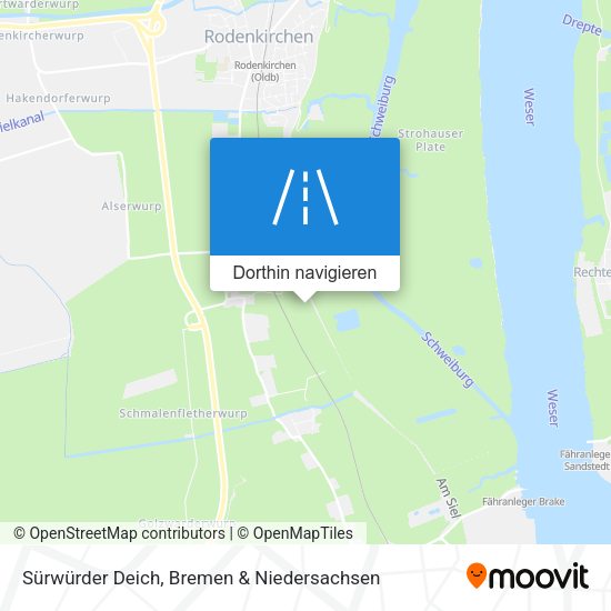 Sürwürder Deich Karte
