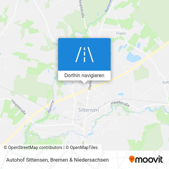 Autohof Sittensen Karte