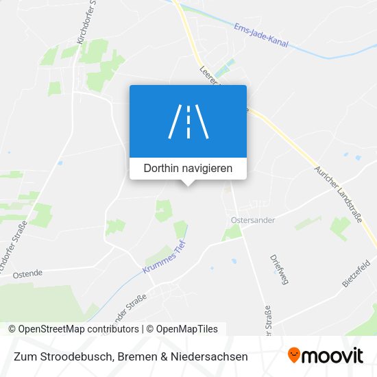 Zum Stroodebusch Karte