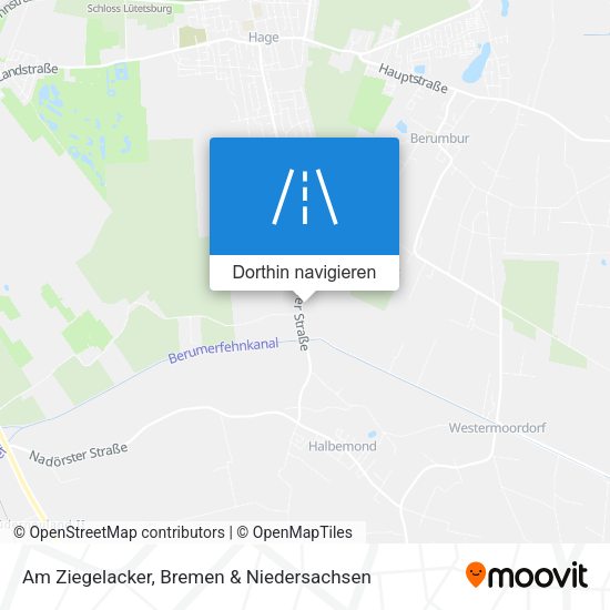 Am Ziegelacker Karte