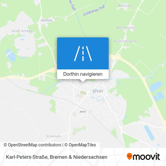 Karl-Peters-Straße Karte