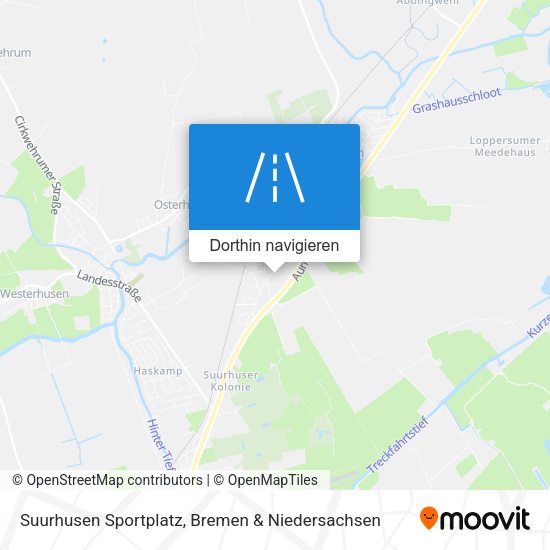 Suurhusen Sportplatz Karte